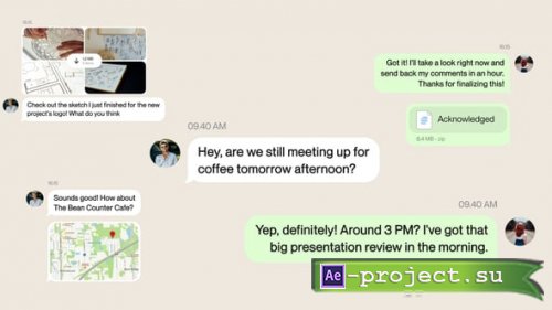 Videohive - Whatsapp Messages - 61070520 - Project for After Effects