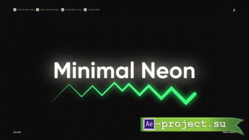 Videohive - Line Text | After Effects - 61106095 - Project for After Effects