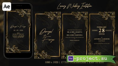 Videohive - Luxury Wedding Invitation - 61110933 - Project for After Effects