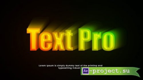 Videohive - Text Animation - 61120814 - Project for After Effects