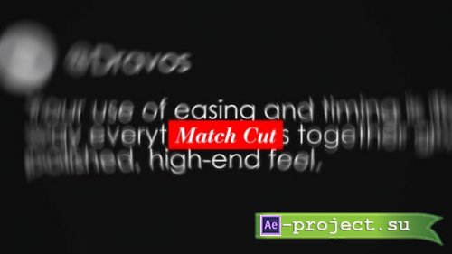 Videohive - Text Match Cut Opener - 61126000 - Project for After Effects