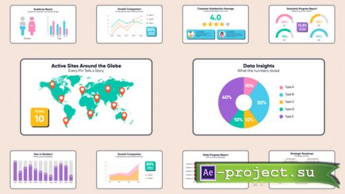 Videohive - Playful Flat Infographic - 61124304 - Project for After Effects