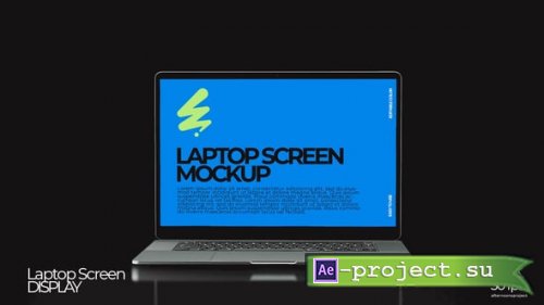 Videohive - Dark Reveal Laptop Mockup Screen - 61125930 - Project for After Effects