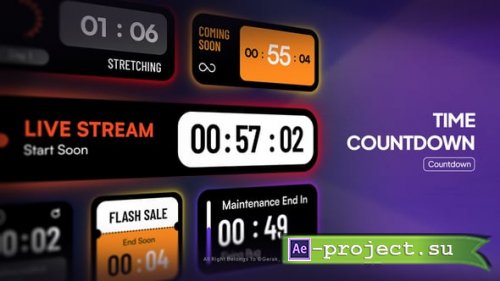 Videohive - Time Countdown - 61160550 - Project for After Effects