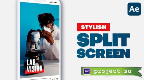 Videohive - Vertical Stylish Split Screen - 61120432 - Project for After Effects