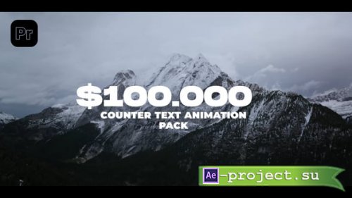 Videohive - Counter Text Animation Pack | MOGRT - 61128735 - Premiere Pro Templates