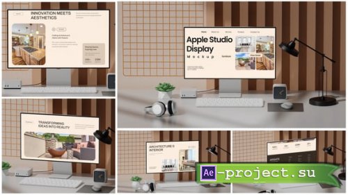 Videohive - Apple Studio Display mockup - 61211998 - Project for After Effects