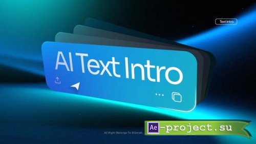 Videohive - AI Text Intro - 61225235 - Project for After Effects