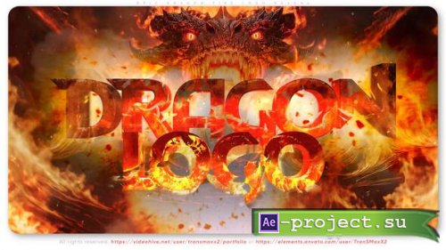 Videohive - Epic Dragon Fire Logo Reveal - 61228386 - Project for After Effects