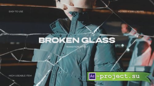 Videohive - Broken Glass Transition Effect - 61226015 - Project for After Effects