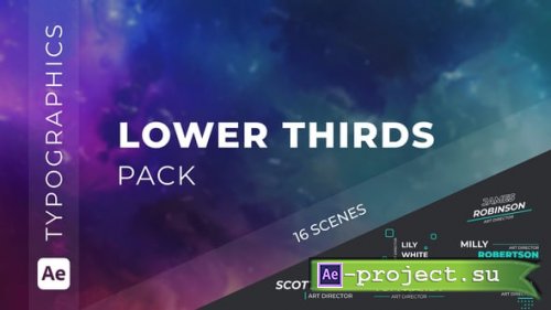 Videohive - Lower Thirds Pack - 61227940 - Project for After Effects
