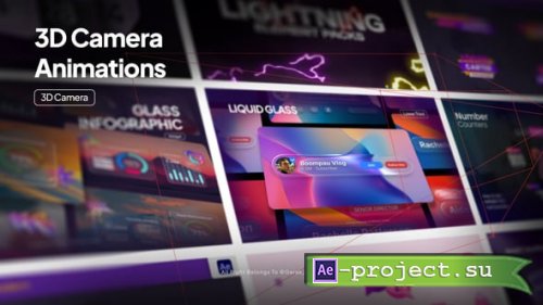Videohive - 3D Camera Animation - 61233230 - Project for After Effects