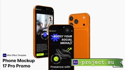 Videohive - Phone Promo - 17 Pro Mockup - 61226359 - Project for After Effects