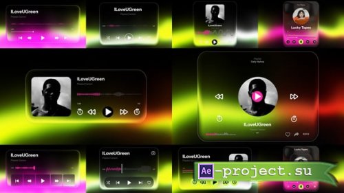 Videohive - Glass Audio Visualizer - 61239954 - Project for After Effects