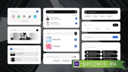 Videohive - Search Bar Widget - 61241018 - Project for After Effects