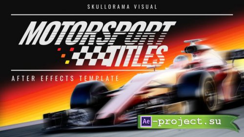 Videohive - Motorsport Titles - 61241616 - Project for After Effects