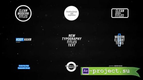 Videohive - Simple Titles | After Effects - 61240879 - Project for After Effects
