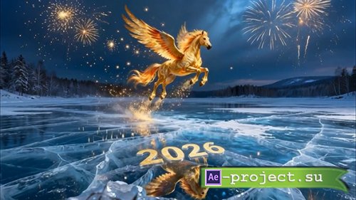 Golden Winged Celestial Horse (Pegasus) 2026 Fireworks