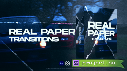 Videohive - Paper Transitions - 61271830 - Project for After Effects