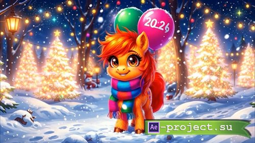 The horse congratulates the kids