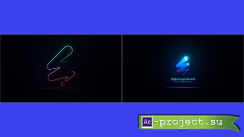 Videohive - Digital Neon Logo Reveal - 61254987 - Project for After Effects