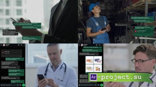 Videohive - Whatsapp Chat Message - 61274177 - Project for After Effects