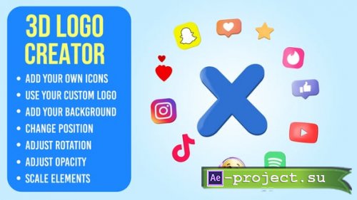 Videohive - 3D Logo Creator - 61328478 - Project for After Effects