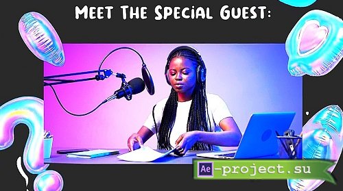 MA Neon Bubble Podcast Opener 4041871 - Project for After Effects