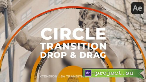 Videohive - Clean Circle Transition - 61357167 - Project for After Effects
