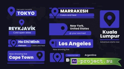 Videohive - Location Titles After Effect - 61344661 - Project for After Effects