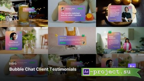 Videohive - Intro - Bubble Chat Client Testimonials - 61254155 - Project for After Effects