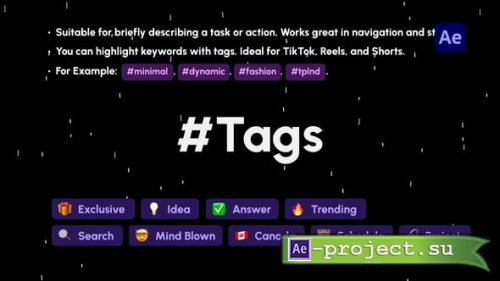 Videohive - Tags - 61364852 - Project for After Effects