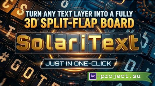 SolariText v1.5.1 - Aescripts