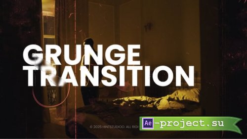Videohive - Grunge Transitions - 61377207 - Project for After Effects