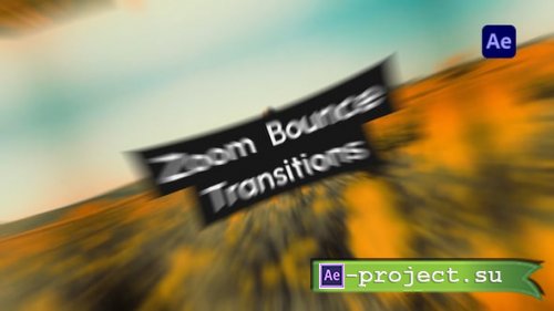 Videohive - Zoom Bounce Transitions - 61378207 - Project for After Effects