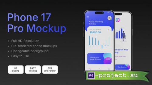 Videohive - Phone 17 Pro Mockup - 61369077 - Project for After Effects