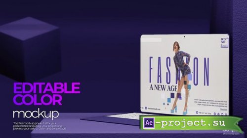 Videohive - Simple Laptop Mockup - 61379641 - Project for After Effects