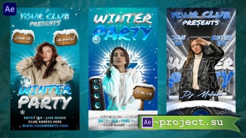 Videohive - Winter Party Instagram Reels - 61392397 - Project for After Effects