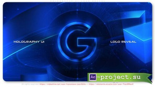 Videohive - Holography UI Logo Reveal - 61392867 - Project for After Effects