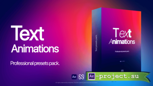 Videohive - Text Animations - 61400121 - Project for After Effects