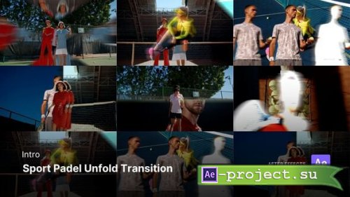 Videohive - Intro - Sport Padel Unfold Transition - 61367398 - Project for After Effects