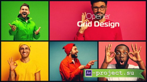 Videohive - Multiscreen Grid Slides - 61397422 - Project for After Effects