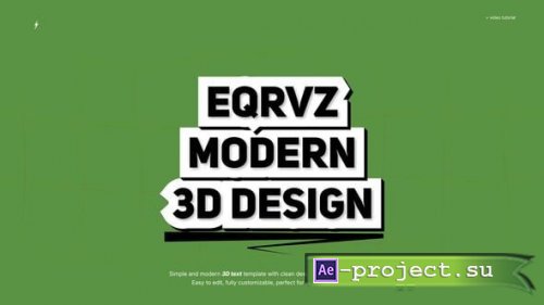 Videohive - 3D Text Animation | After Effects - 61391772 - Project for After Effects