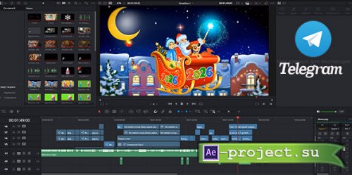 ���������� ������ � ������� ���� 2026 - DaVinci Resolve Templates