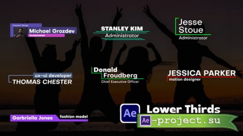 Videohive - Lower Thirds X - 61416412 - Project for After Effects