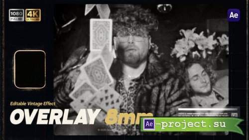 Videohive - Vintage 8mm Overlay Effect - 61399358 - Project for After Effects