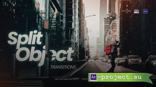 Videohive - Split Object Transitions - 61427235 - Project for After Effects