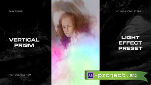 Videohive - Vertical Prism Gradient Light Effect - 61428977 - Project for After Effects