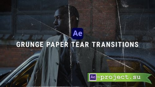 Videohive - Grunge Paper Tear Transitions - 61431003 - Project for After Effects