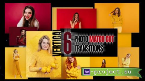 Videohive - Photo Match Cut Transitions - 61430392 - Project for After Effects